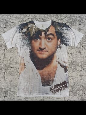 Vintage Animal House/ John Belushi AOP Graphic Tee Size Small